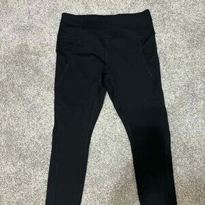 Women's Like New Long Black Leggings by RBX